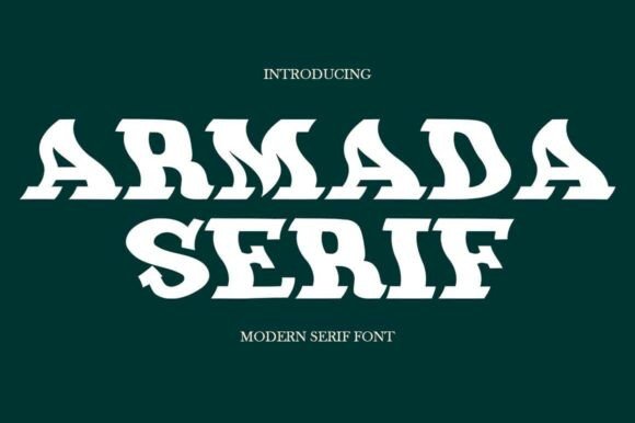Armada Serif: A Bold Modern Slab Serif Typeface for Editorial Design