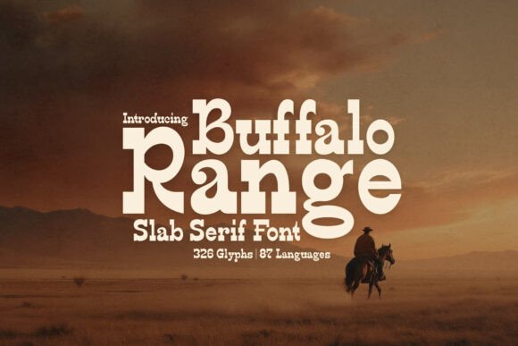 Buffalo Range: A Rugged Slab Serif for Bold Branding