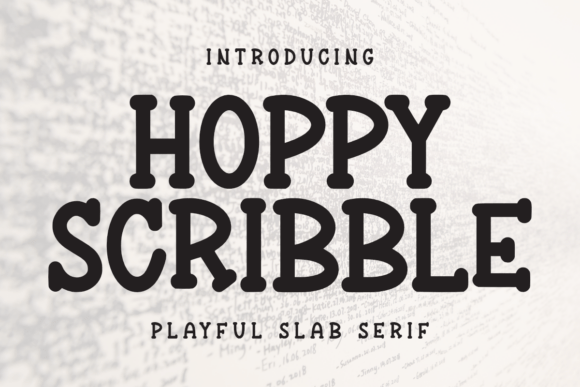 Charming Hoppy Scribble Font for Creative Makers