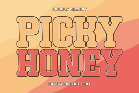 Discover Picky Honey: A Unique Slab Serif Font