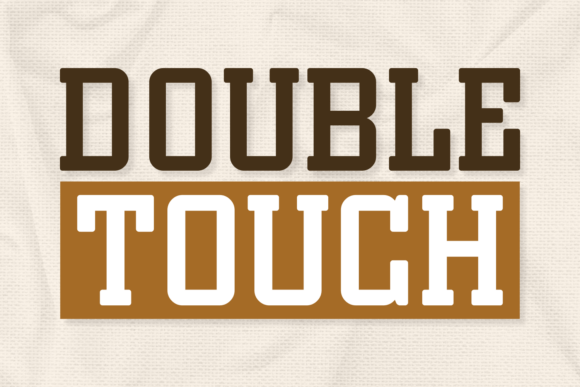 Double Touch: A Versatile Slab Serif Font for Web Design