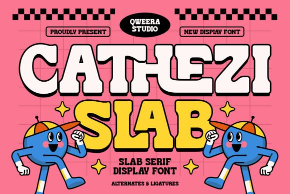 Enhance Your Brand with Cathezi Slab: A Stylish Retro Font