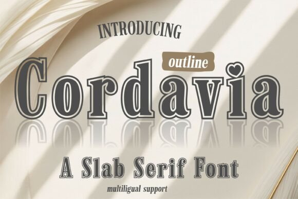 Enhance Your Brand with Cordavia Outline Font