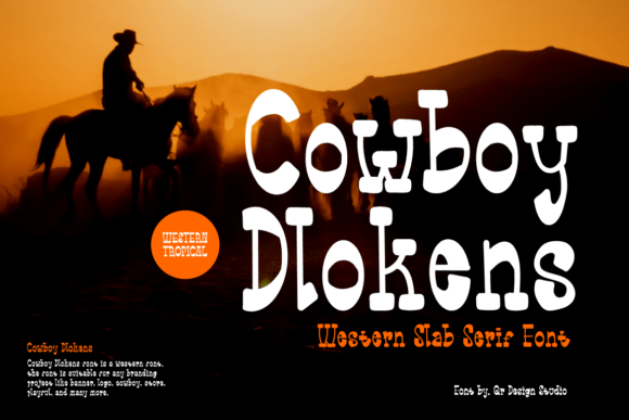 Enhance Your Brand with Cowboy Dlokens Font