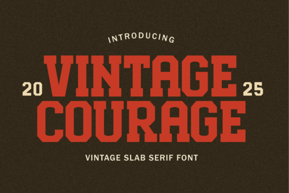 Enhance Your Brand with Vintage Courage Font