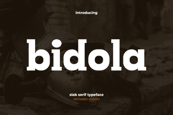 Explore Bidola: A Versatile Slab Serif Font for Branding