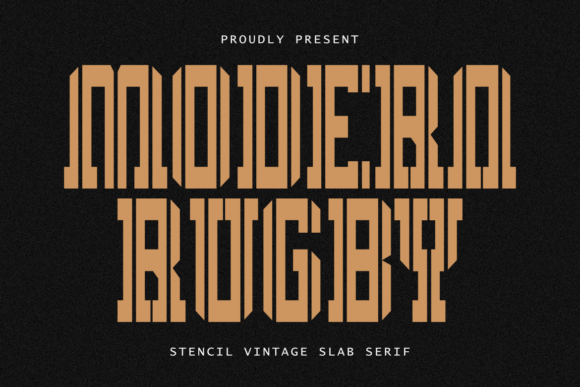 Modern Rugby: The Perfect Vintage-Inspired Font for Business Branding