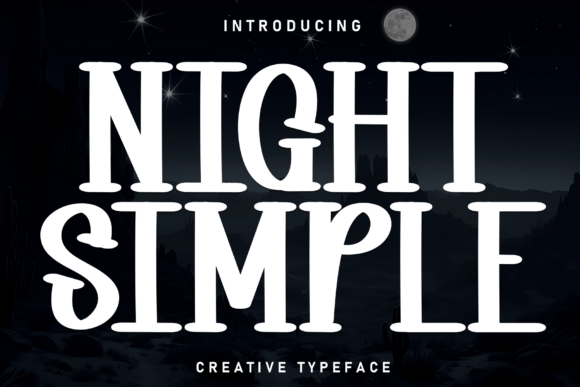 Night Simple: A Bold and Versatile Slab Serif Font