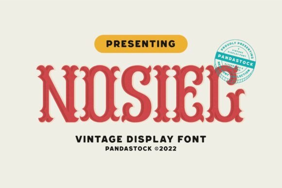Nosieg: A Vintage-Inspired Slab Serif for Creative Makers
