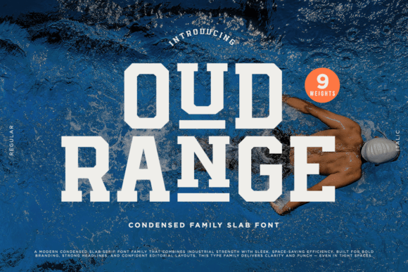 Oud Range: A Modern Slab Serif for Bold Editorial Design
