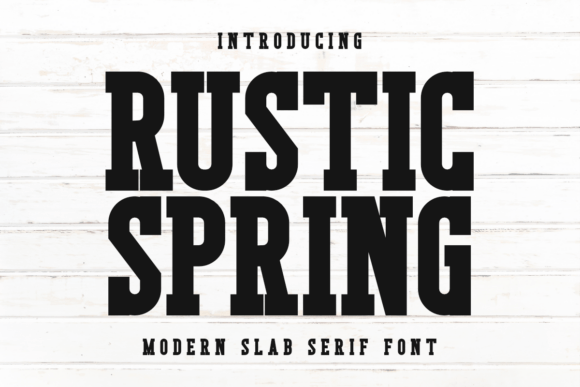 Rustic Spring: The Perfect Font for Your Brand's Charm