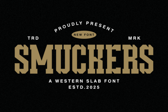 Smuckers: A Bold Slab Serif for Impactful Branding