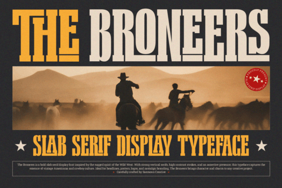 The Broneers: A Bold Slab Serif for Editorial Design