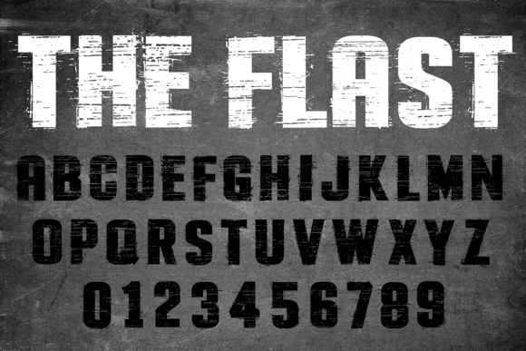 The Flast: A Unique Slab Serif Font for Creative Campaigns