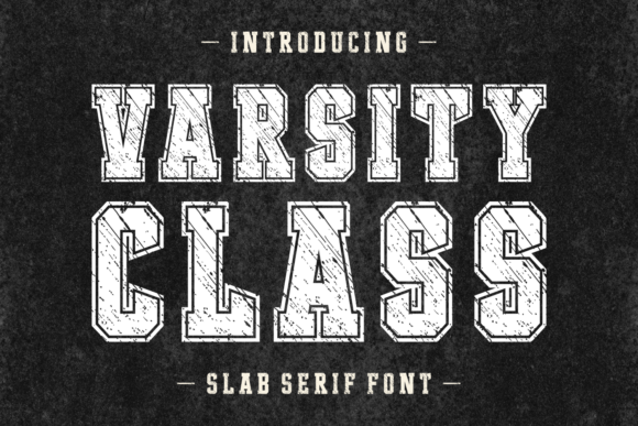 Transform Your Brand with Varsity Class Slab Serif Font