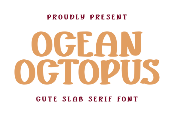 Unleash Creativity with Ocean Octopus Font