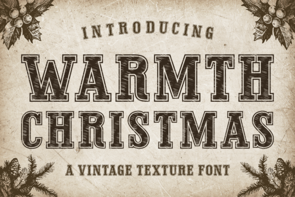 Warmth Christmas: A Timeless Slab Serif Font for Digital Design